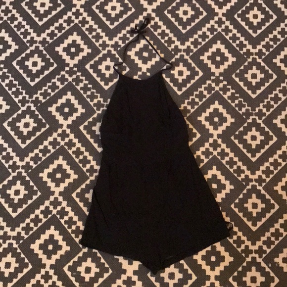 Urban Outfitters Pants - Black Backless Urban Outfitters Halter Romper